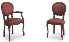 SEDIA/CAPOTAVOLA IN LEGNO IMBOTTITA E RIVESTITA CON TESSUTI ECOPELLE LUSSO 117