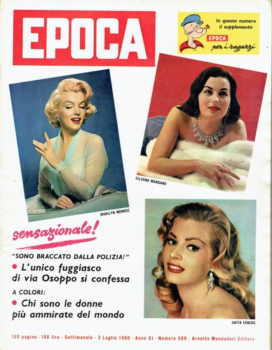 Epoca 1960 509 marilyn monroe - 1960/509=marilyn,