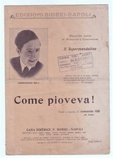 Spartito COME PIOVEVA Armando Gill - Il Supermandolino Bideri Michele Testa