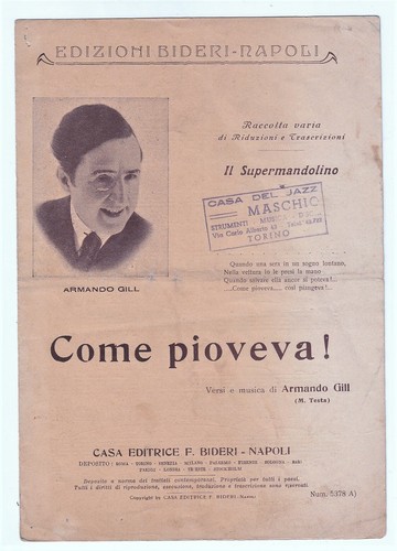 Spartito come pioveva armando - come,