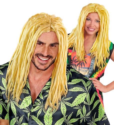 Parrucca dreadlock bionda - dreadlock,