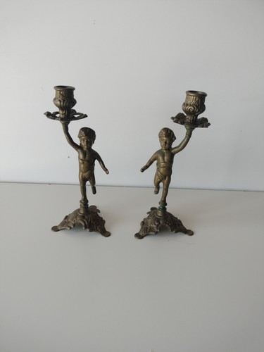 Candelabri putto una fiamma - putto,