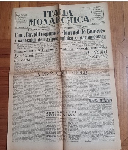 Italia monarchica maggio - monarchica,