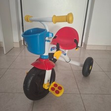 Triciclo Chicco bambino con maniglia per adulti, rosso bianco e giallo 