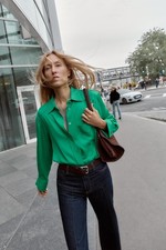 Camicia Zara taglia S in raso