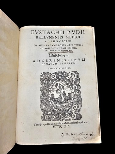 Rare antique medical book 1590 - medical,
