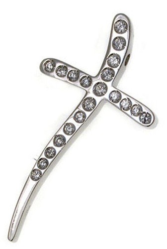 Croce oro pendente kt - croce,