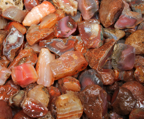 Corniola rossa rocce grezze - rocce,