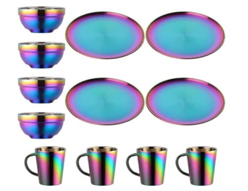 Set posate piatti ciotole - e,