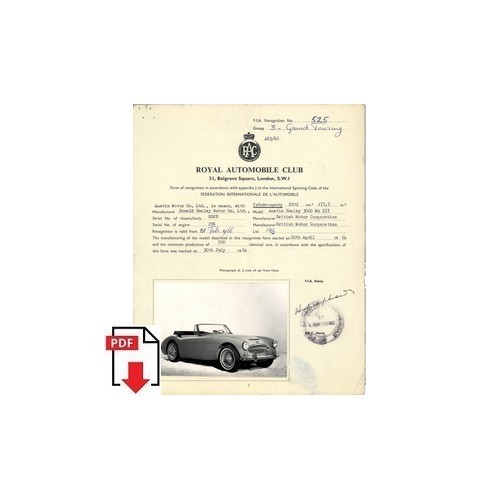 1966 austin healey 3000 - 3000, iii