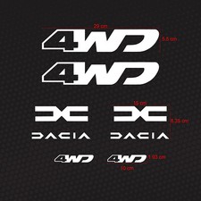 Kit 6 Adesivi Stile Dacia