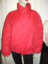 GIACCA A VENTO BOMBER SERGIO TACCHINI ROSSO PIUMINO VERA PIUMA 50 UOMO MONTAGNA 