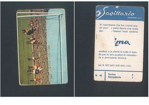 Figurina fotocalcio sagittario - fotocalcio,