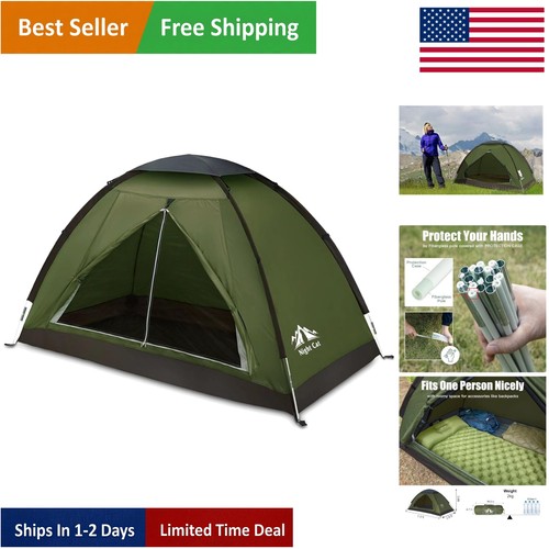 Tenda trekking verde - da,