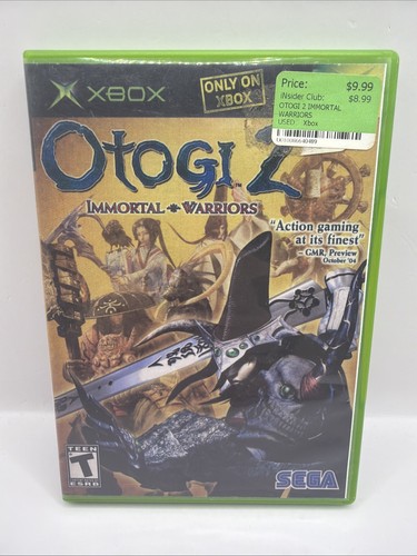Xbox otogi immortal - xbox,