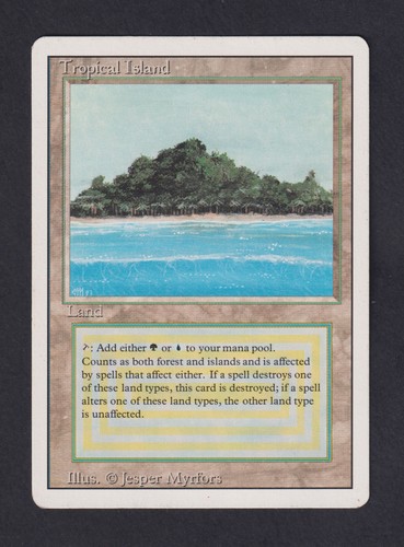 Magic mtg tropical island - magic,