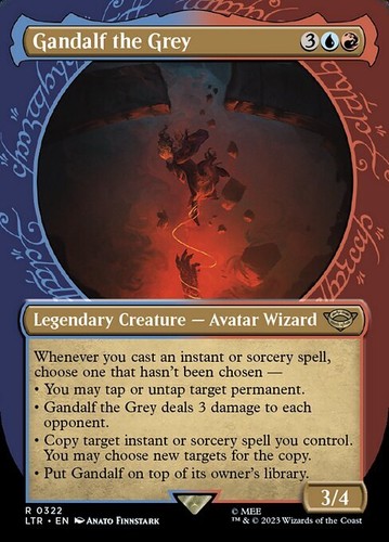 Mtg gandalf the grey - 322, exc