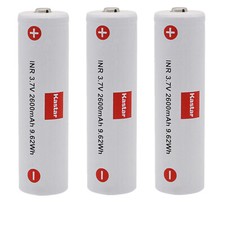 Kastar 3 pezzi batteria 2600 mAh per gru Zhiyun Weebill S/3/LAB V1/2/2S/3S/3SE/LAB