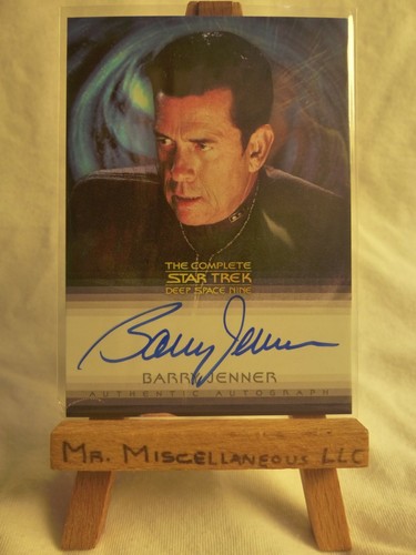 Scheda autografa barry jenner - scheda,