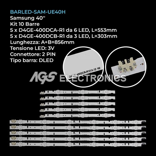 Kit barre strip - 10, tv
