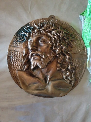 Volto cristo bronzo - volto, in