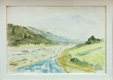 SEIBEZZI FIORAVANTE (Venezia, 1906 - 1975) PAESAGGIO olio su cartone telato s. d