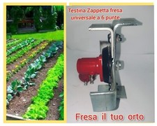 NOVITÀ Testina  Zappetta Fresa  A 6 PUNTE UNIVERSALE per tutti i decespugliatori