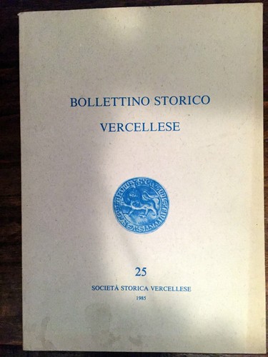 Bollettino storico vercellese - storico,