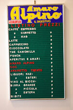 LISTINO PREZZI DA BAR "AMARO