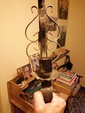 DUE APLIQUE IN FERRO BATTUTO