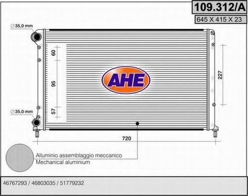 Radiatore fiat doblo 6 - fiat, 1.6