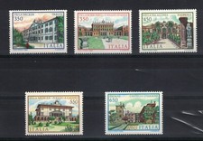 LE VILLE D'ITALIA. 7ª EMISSIONE BORROMEO,NECKER,PALAGONIA,MEDICEA E ISSOGNE 1986