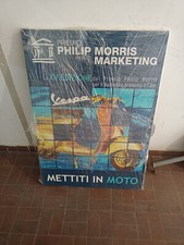 TABELLA LEGNO LEGGERO PUBBLICITA' PHILIPS MORRIS MARKETING 2003 VESPA PIAGGIO