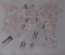 Enrico Baj, acquaforte