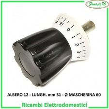 Ricambio Manopola Orologio Graduata per Affettatrice Celme Fimar perno 12 mm