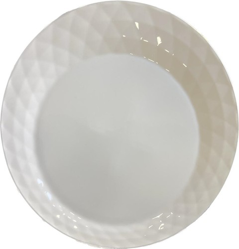 Piatto piana bianco filo