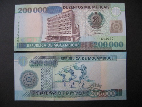 Mozambico 200000 meticais - 200000,