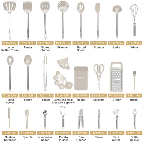 Utensili cucina antiruggine - utensili, da