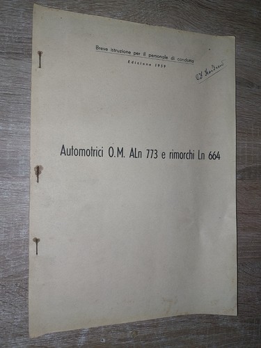 Ferrovie automotrici aln - o.m.,
