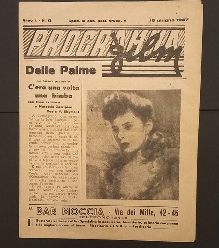 Programma film cinema delle - programma,