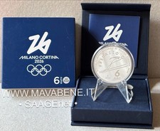 ITALIA 2025 PREDAZZO SALTO CON GLI SCI GIOCHI OLIMPICI CORTINA MILANO 6 EURO