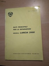 Lancia 2000 Berlina Coupe' Hf Dati Per Le Riparazioni