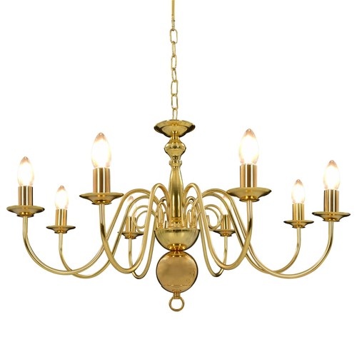 Candelabro oro per lampadine - candelabro,