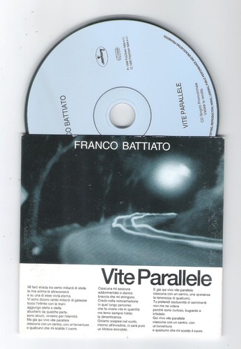 Franco battiato cds promo - battiato=cds, promo=vite