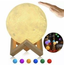 Lampada luna led luce touch - luna, 3d