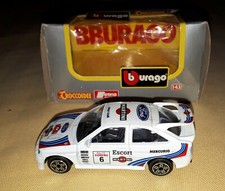 MODELLINO FORD ESCORT RS BURAGO 1/43 MADE IN ITALY ARENA CROCCOIDEE con scatola 