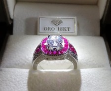 1.00 CT, EDWARDIAN RING IN 18