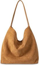 Borsa a Spalla Donna in Suede