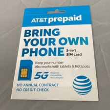 Scheda SIM prepagata AT&T -