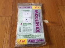MOULINEX F17 5 Sacchetti Filtro Originali Aspirapolvere + Modelli anche X KRUPS